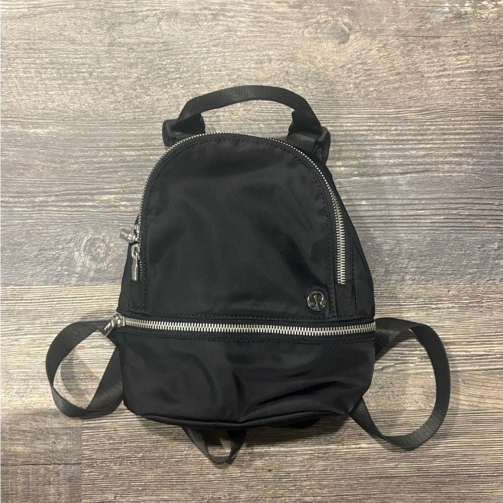 lululemon athletica Small Black Nylon Backpack